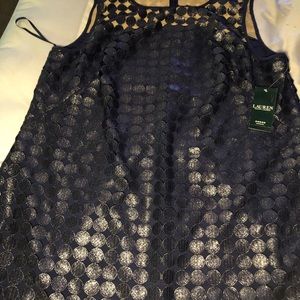 A NEW Ralph Lauren Blue Dress